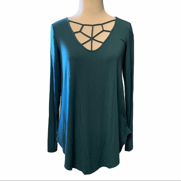 American Eagle Outfitters Tops - AEO Soft & Sexy teal long sleeve tunic, new